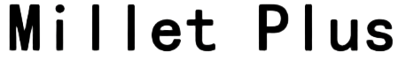 Millet Plus Logo - Black